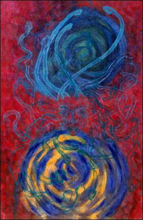 medusa by susan henderson, oil painting